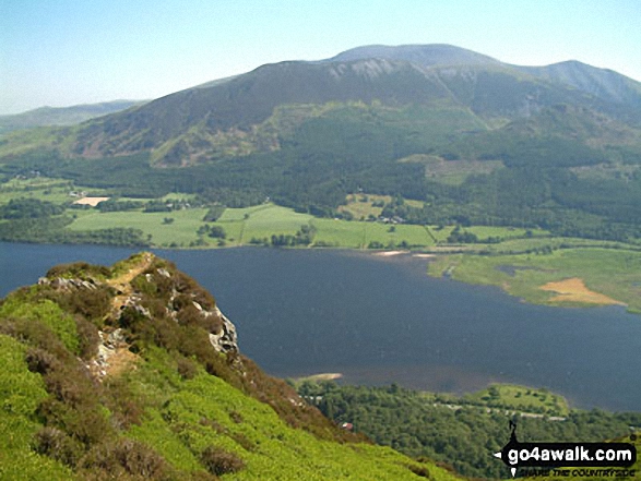 Bassenthwaite Lake and Skiddaw from Barf 