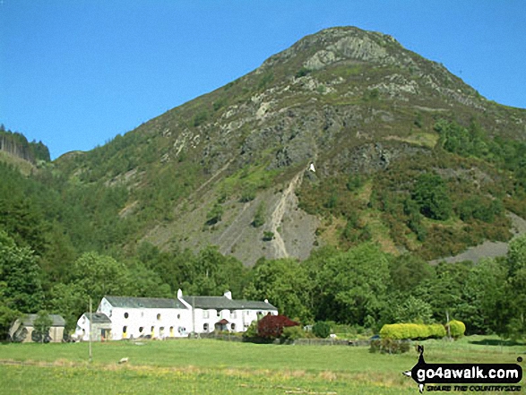 Walk Barf walking UK Mountains in The North Western Fells The Lake District National Park Cumbria, England