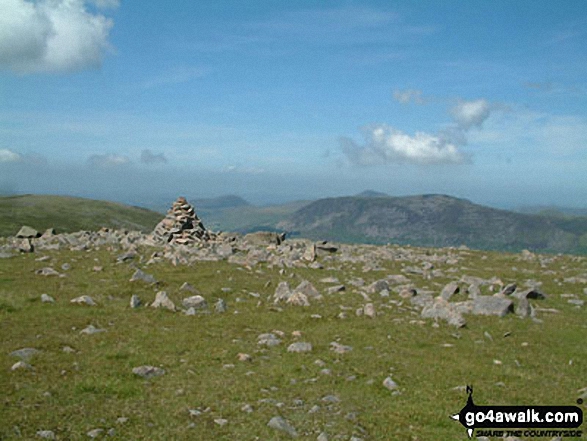 Walk Caw Fell walking UK Mountains in The Western Fells The Lake District National Park Cumbria, England