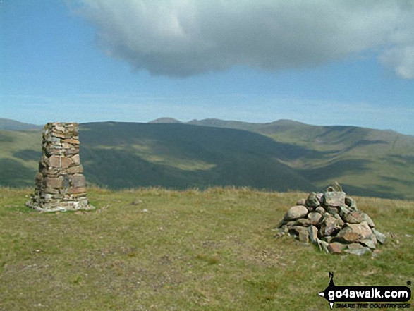 Walk c403 Lank Rigg and Whoap from Friar Well - Lank Rigg summit