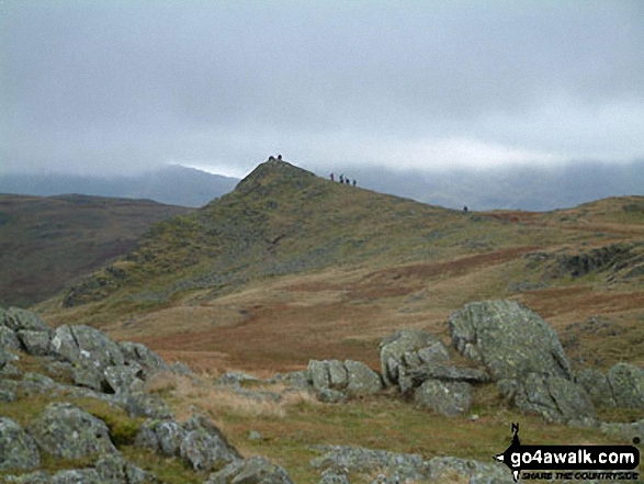 Walk c208 Harrison Stickle and High Raise from The New Dungeon Ghyll, Great Langdale - Sergeant Man Summit