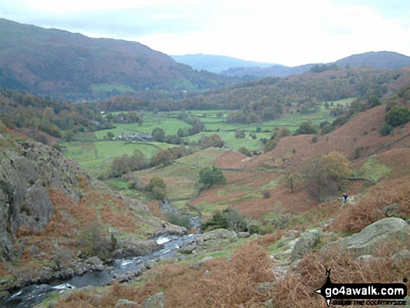 Walk c118 Great Gable from Seathwaite - Easedale from Sour Milk Gill