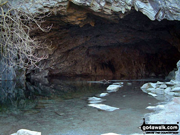 Cave above Rydal Water on Loughrigg Fell