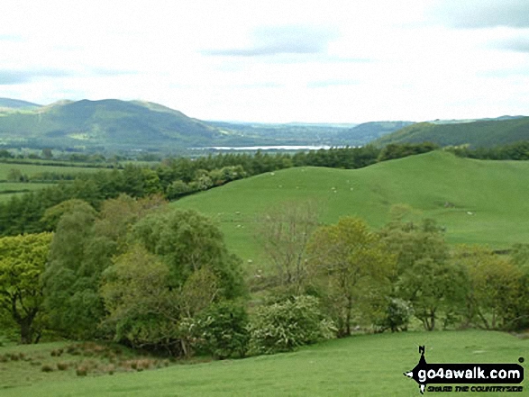 Walk c127 Great Sca Fell and Knott from Over Water - Horsemoor Hills and Bassenthwaite Water from Brockle Crags