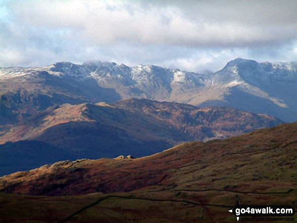 Walk c349 Sour Howes and Sallows from Troutbeck - High Pike from Sour Howes