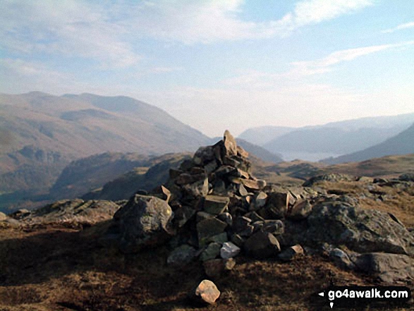 Walk c334 High Rigg from Legburthwaite - High Rigg summit