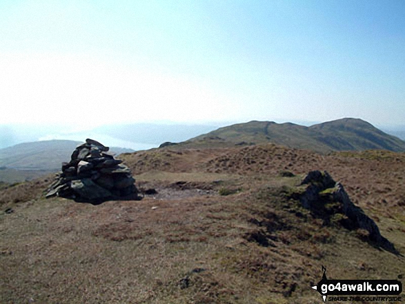 Walk c412 Wansfell Pike and Baystones (Wansfell) from Ambleside - Wansfell Pike from Baystones (Wansfell) summit