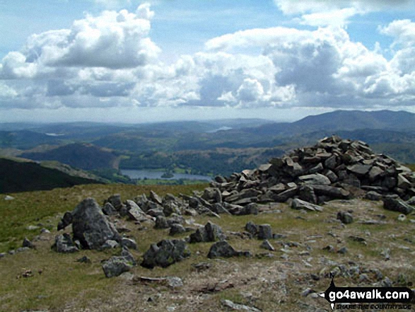 Walk c266 Seat Sandal and Fairfield from Grasmere - Seat Sandal summit