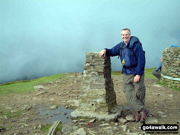 On Pen-y-ghent summit 