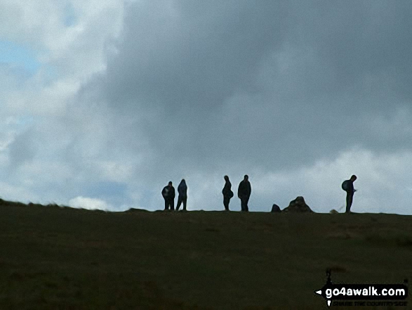 Walk c200 Carrock Fell, High Pike (Caldbeck) and Great Calva from Mosedale - Knott (Uldale Fells) Summit