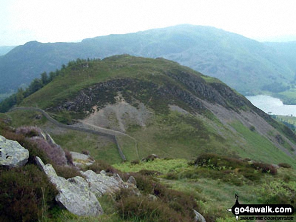 Walk c389 Great Rigg, Fairfield and Hart Crag from Ambleside - Glenridding Dodd from Heron Pike