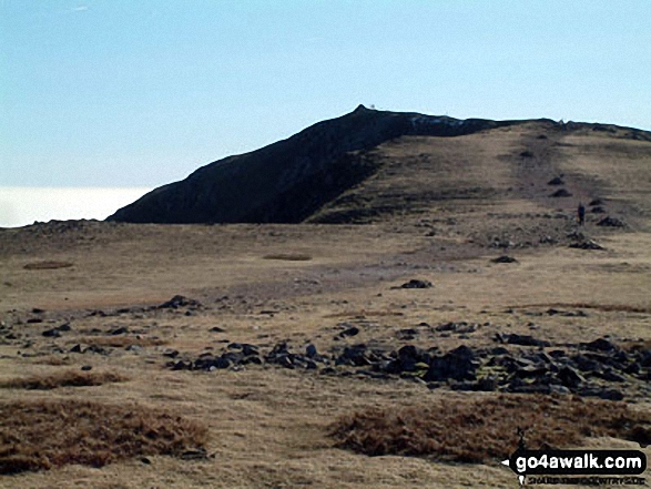 The Old Man of Coniston summit from Brim Fell 