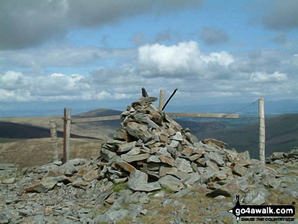 Walk c200 Carrock Fell, High Pike (Caldbeck) and Great Calva from Mosedale - Great Calva Summmit