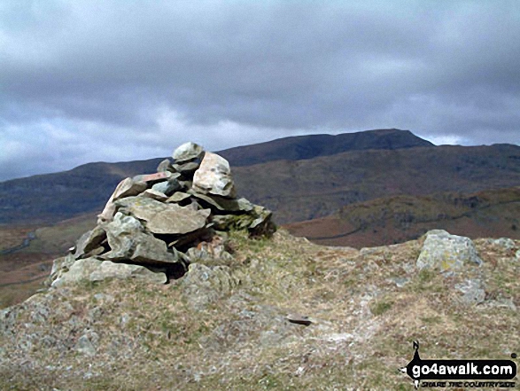 Walk c316 Troutbeck Tongue from Troutbeck - Troutbeck Tongue summit cairn