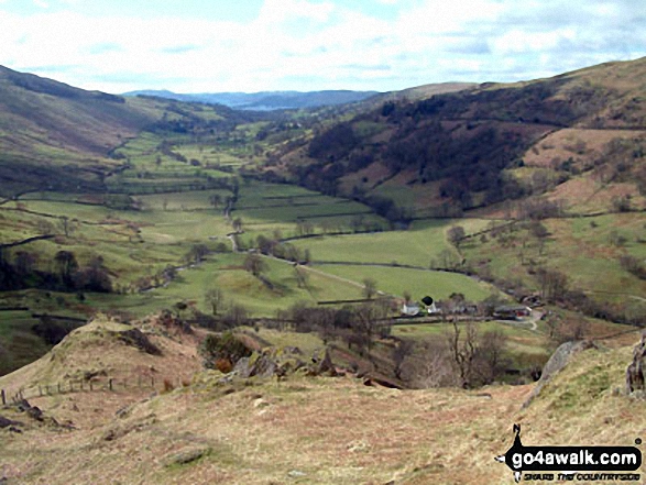 Looking South towards Troutbeck and Windermere from Troutbeck Tongue summit