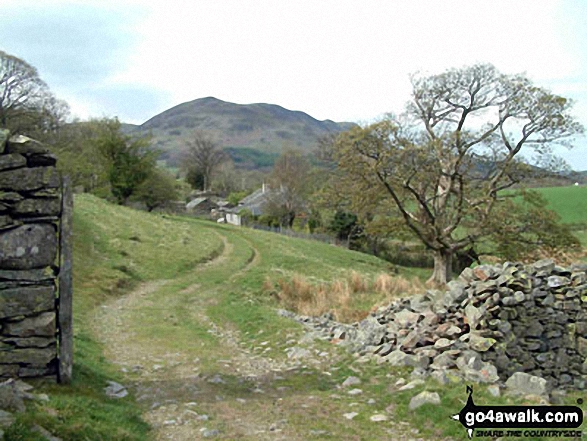 Walk c234 Grasmoor, Wandope and Whiteless Pike from Lanthwaite Green - Loweswater from Highpark, Crummock Water