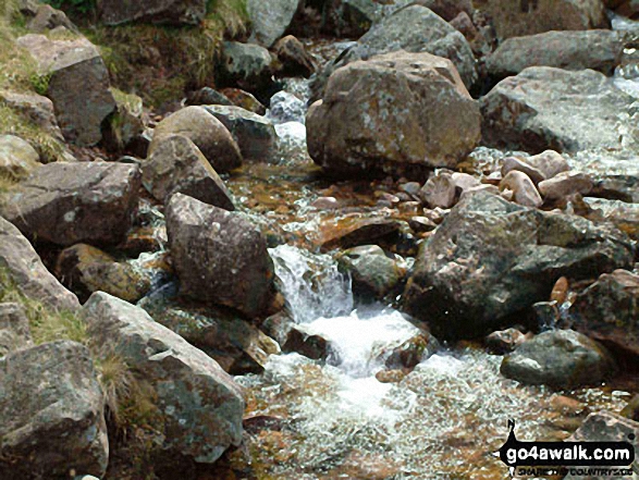 Walk c411 Starling Dodd via Scale Beck from Buttermere - Scale Beck near Crummock Water