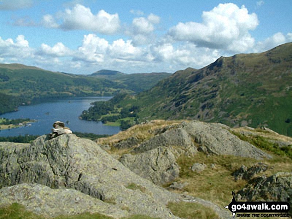 Walk c235 The Deepdale Horseshoe from Patterdale - Ullswater from Arnison Crag