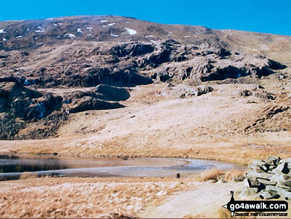 Walk c100 The Newlands Horseshoe from Hawes End - Dalehead Tarn