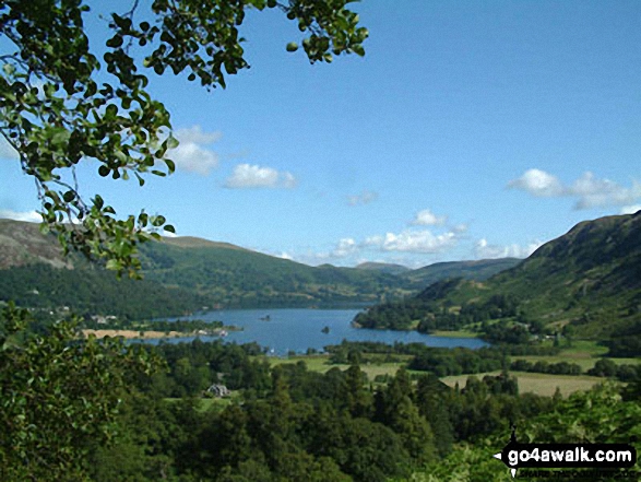 Walk c237 Grisedale Beck from Patterdale - Ullswater from Glenamara Park