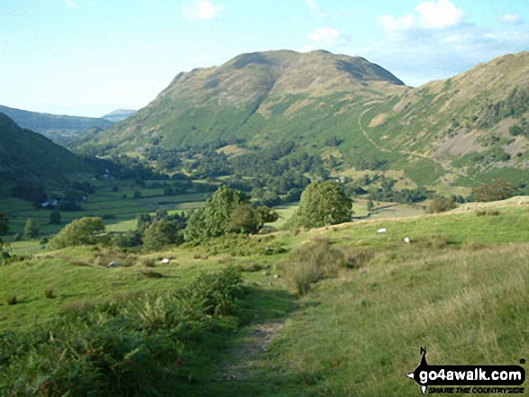 Walk c249 The Knott and Angletarn Pikes from Patterdale - Place Fell from near Dubhow in Patterdale