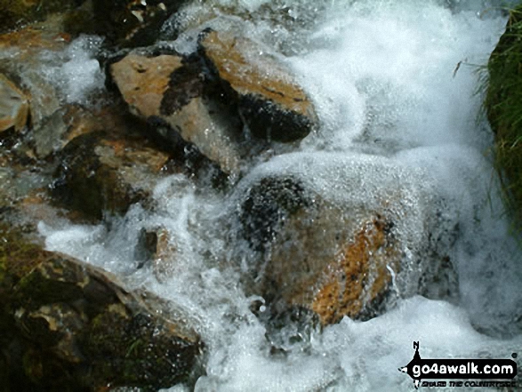 Walk c310 The Coledale Horseshoe from Braithwaite - Gasgale Gill at Coledale Hause