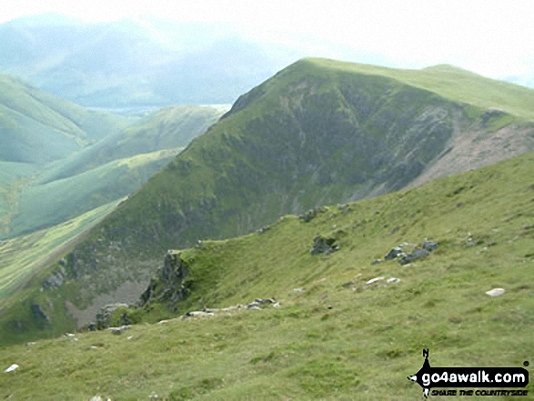 Walk c310 The Coledale Horseshoe from Braithwaite - Crag Hill and Wandope from Coledale Hause