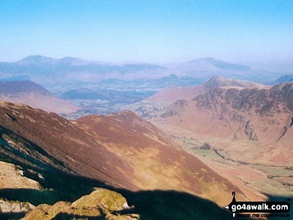 Walk c459 The Greater Newlands Horseshoe from Hawes End - Scope End from Hindscarth