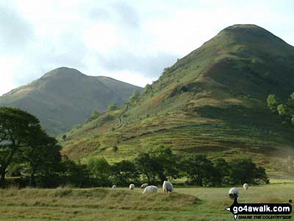 High Hartsop Dodd and Middle Dodd from Hartsop Hall