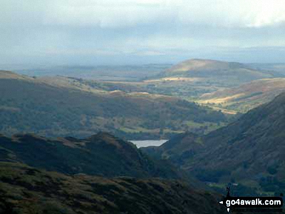 Walk c184 High Pike from Ambleside - Ullswater and Great Mell from Red Screes