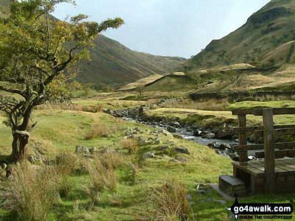 Walk c312 Red Screes from Brothers Water - The Kirkstone Pass from Kirkstone Beck