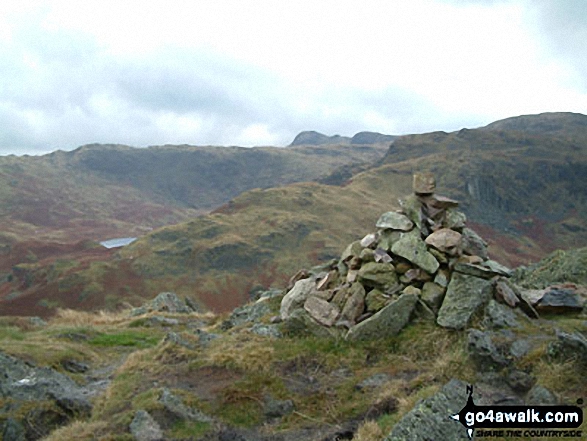 Walk Gibson Knott walking UK Mountains in The Central Fells The Lake District National Park Cumbria, England