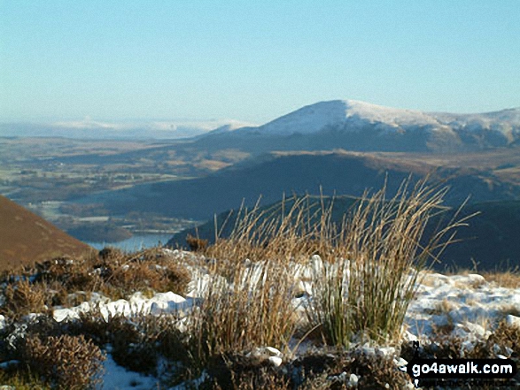 Walk c459 The Greater Newlands Horseshoe from Hawes End - Clough Head from Ard Crags