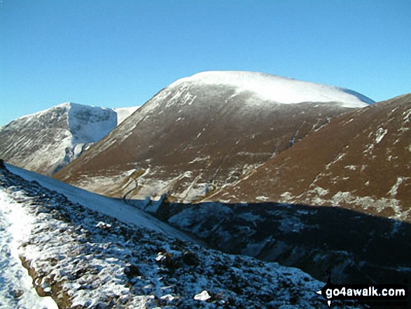 Walk c459 The Greater Newlands Horseshoe from Hawes End - Sail (Derwent Fells) and Wandope from Ard Crags