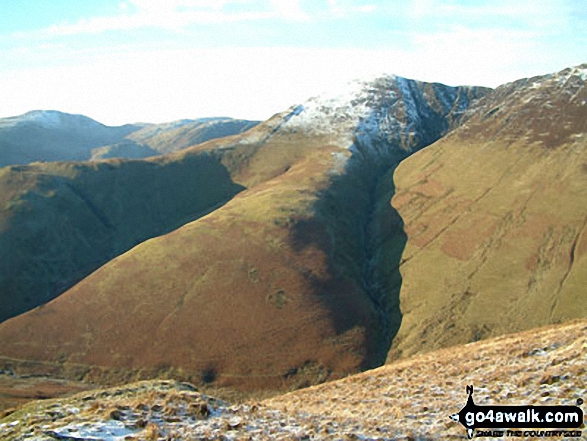 Walk c345 Knott Rigg and Ard Crags from Little Town - Whiteless Pike from Knott Rigg