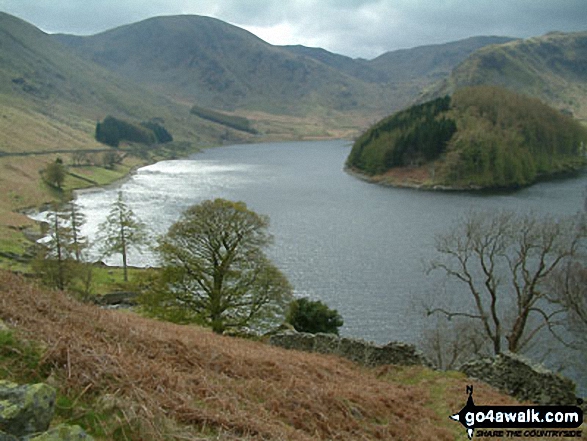 Haweswater and Harter Fell from Selside Pike