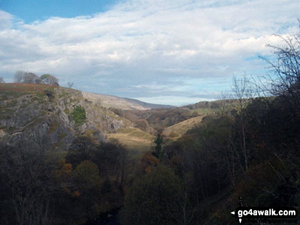 Above The Ingleton Waterfalls near Twistleton Hall 