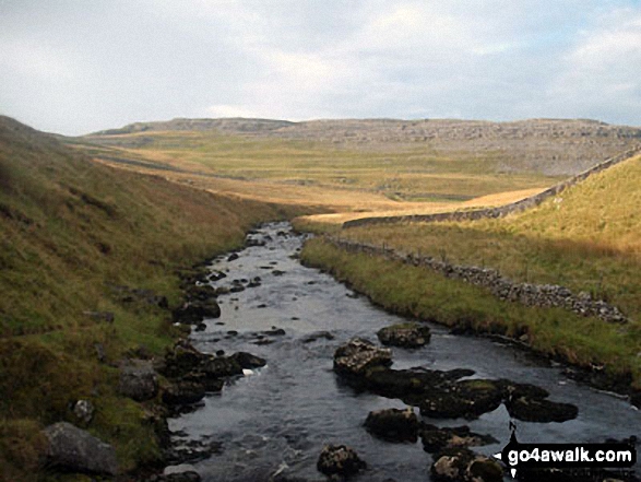 Walk ny184 Kingsdale, Beezley Falls and Snow Falls from Ingleton - The River Twiss in Kingsdale above Thornton Force, The Ingleton Waterfalls