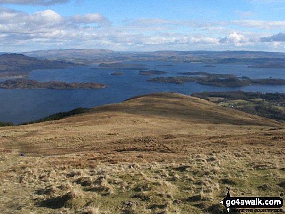 Looking east from Beinn Dubh (Loch Chon) 