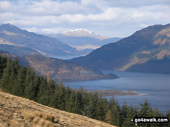 Walk Mid Hill (Beinn Dubh) walking UK Mountains in Loch Lomond and The Trossachs to Loch Tay Loch Lomond and The Trossochs National Park Argyll and Bute, Scotland