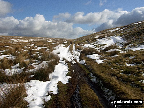 Ramsden Road on the North side of Rough Hill (Shore Moor) 