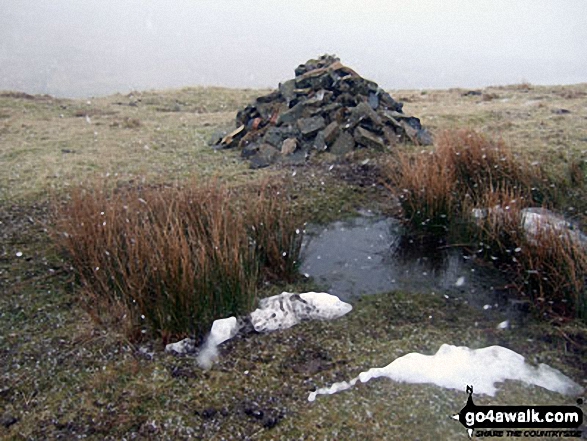 Middle Hill (Whitworth) summit cairn 