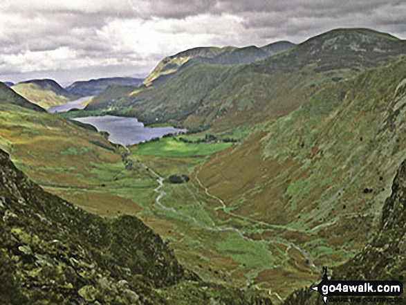 Walk c228 Hay Stacks from Buttermere - Buttermere from Hay Stacks