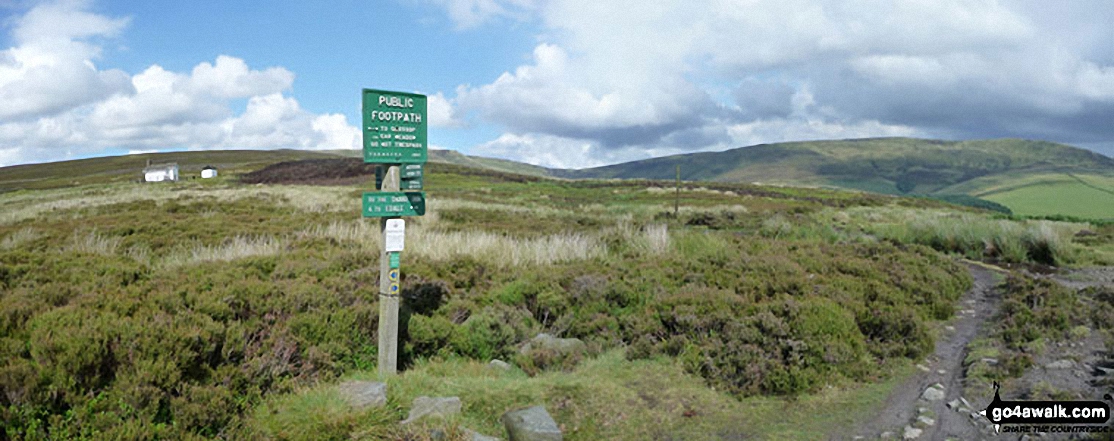 Junction with the Snake Path on Middle Moor (Hayfield)