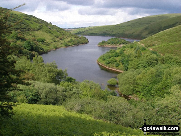 Walk de139 Yes Tor, High Willhays and Black Tor from Meldon Reservoir - Meldon Reservoir