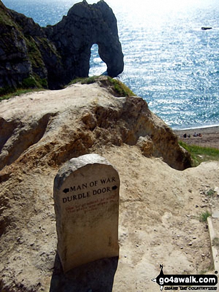 Walk do126 Ringstead Bay, Durdle Door and The Jurassic Coast from Lulworth Cove - Durdle Door