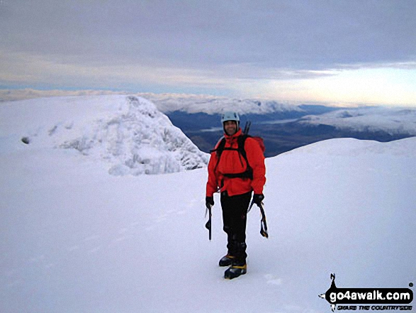 Walk h137 Ben Nevis and Carn Mor Dearg from Achintee, Fort William - On Ben Nevis