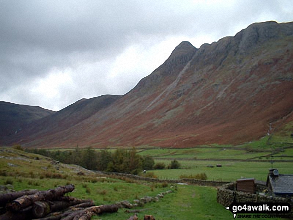 Pike of Stickle (Pike o' Stickle) from Stool End, Great Langdale