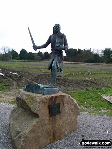 Statue of King Edward I, Burgh-by-Sands - Walking The Hadrian's Wall Path National Trail - Day 7 