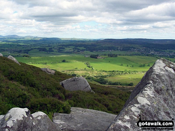 Walk n130 Simonside from Rothbury - North from Simonside